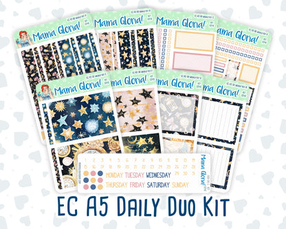 Kit 0248 - A5 - Daily Duo - Weekly Kit - January - Midnight Countdown