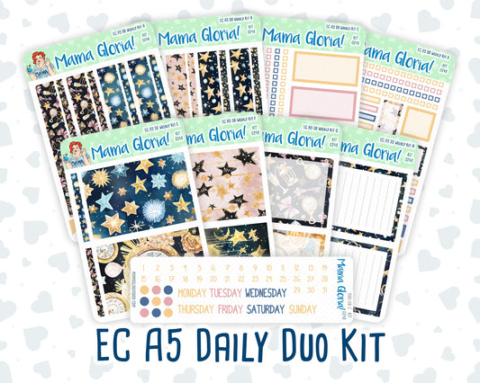 Kit 0248 - A5 - Daily Duo - Weekly Kit - January - Midnight Countdown