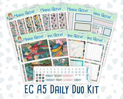 Kit 0275 - A5 - Daily Duo - Weekly Kit - July - Tropical Safari Blush
