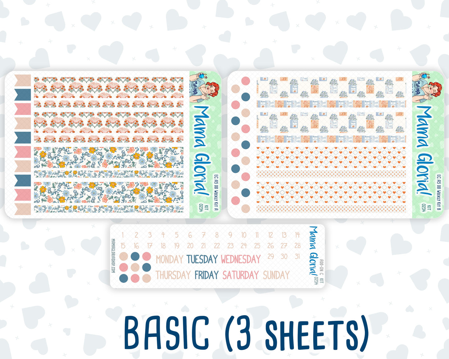 Kit 0234 - A5 - Daily Duo - Weekly Kit - September - REF - Kit 0234 – Reader’s Escape - September