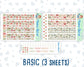 Kit 0308 - A5 - Daily Duo - Weekly Kit - December - Knit & Holly