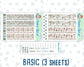 Kit 0245 - A5 - Daily Duo - Weekly Kit - December - Vintage Christmas