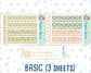 Kit 0280 - A5 - Daily Duo - Weekly Kit - Half Past Six In August