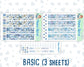 Kit 0249 - A5 - Daily Duo - Weekly Kit - January - Icy Lace