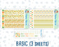 Kit 0229 - A5 - Daily Duo - Weekly Kit - August - Golden Faces