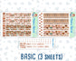 Kit 0296 - A5 - Daily Duo - Weekly Kit - September - Coffee Break