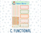 Kit 0233 - A5 - Daily Duo - Weekly Kit - September - Cinnamon Days