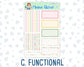 Kit 0260 - A5 - Daily Duo - Weekly Kit - April - Pastel Egg Hunt