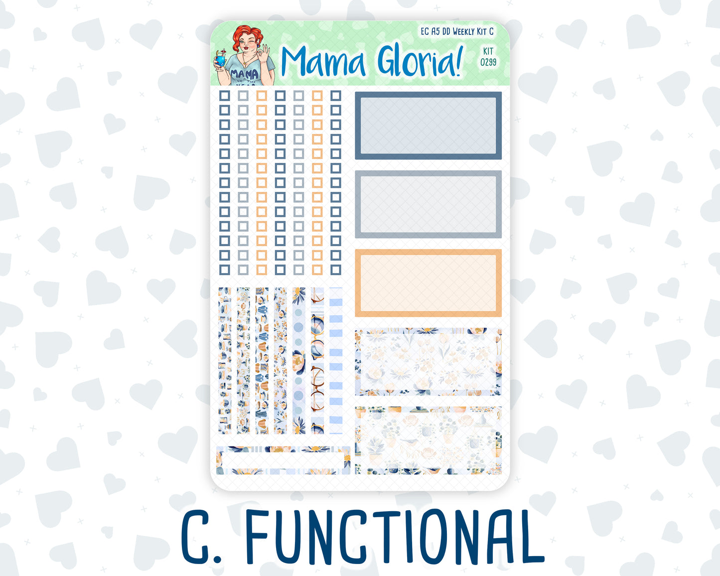 Kit 0299 - A5 - Daily Duo - Weekly Kit - October - Book Nook