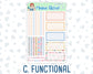 Kit 0270 - A5 - Daily Duo - Weekly Kit - June - Beachside Bliss
