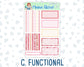 Kit 0254 - A5 - Daily Duo - Weekly Kit - February - Valentine Village