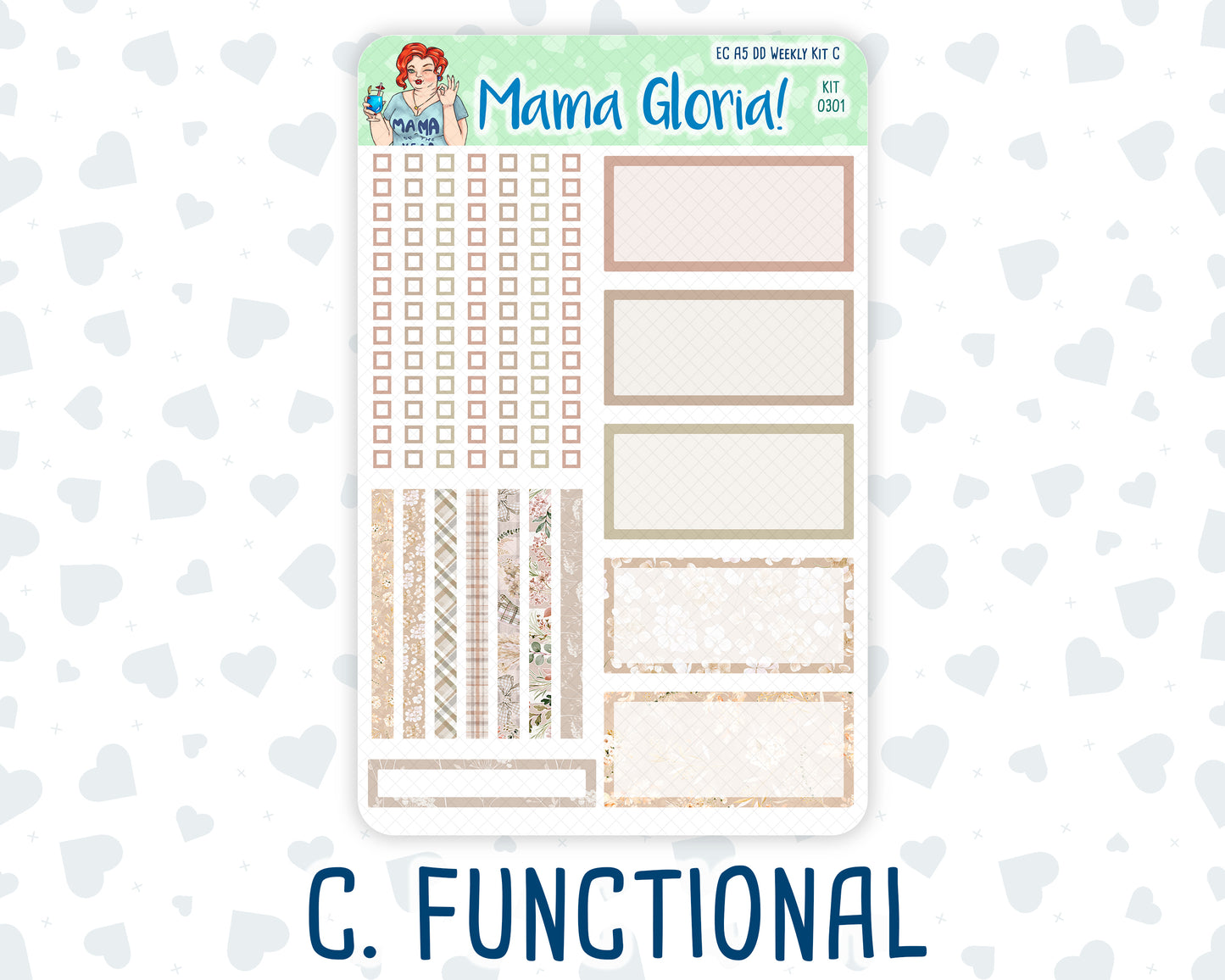Kit 0301 - A5 - Daily Duo - Weekly Kit - November - Sunday Comfort