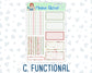 Kit 0244 - A5 - Daily Duo - Weekly Kit - December - Santas Village