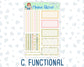 Kit 0280 - A5 - Daily Duo - Weekly Kit - Half Past Six In August