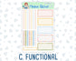Kit 0222 - A5 - Daily Duo - Weekly Kit - June - Beach Day