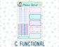 Kit 0230 - A5 - Daily Duo - Weekly Kit - August - School Daze