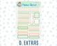 Kit 0256 - A5 - Daily Duo - Weekly Kit - March - Froggy Luck