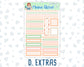 Kit 0228 - A5 - Daily Duo - Weekly Kit - August - Just Peachy