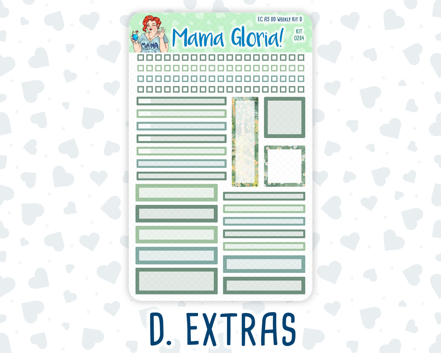 Kit 0264 - A5 - Daily Duo - Weekly Kit - May - Spring Walk