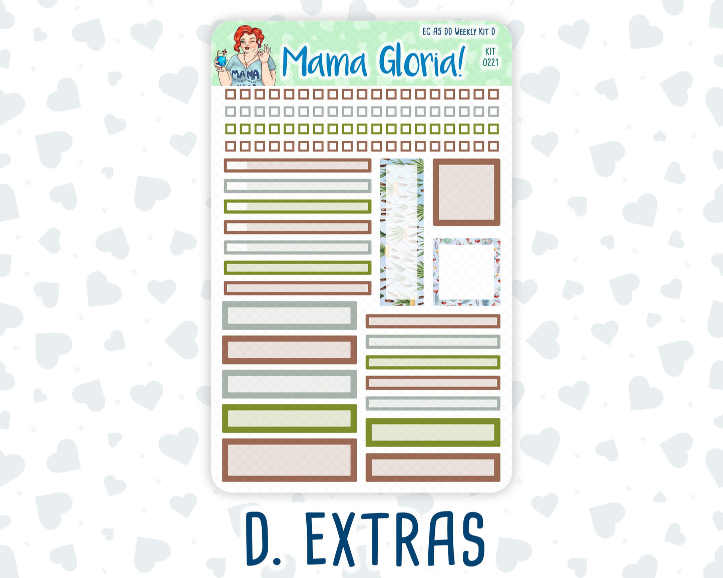 Kit 0221 - A5 - Daily Duo - Weekly Kit - June - Gone Fishing