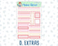 Kit 0254 - A5 - Daily Duo - Weekly Kit - February - Valentine Village