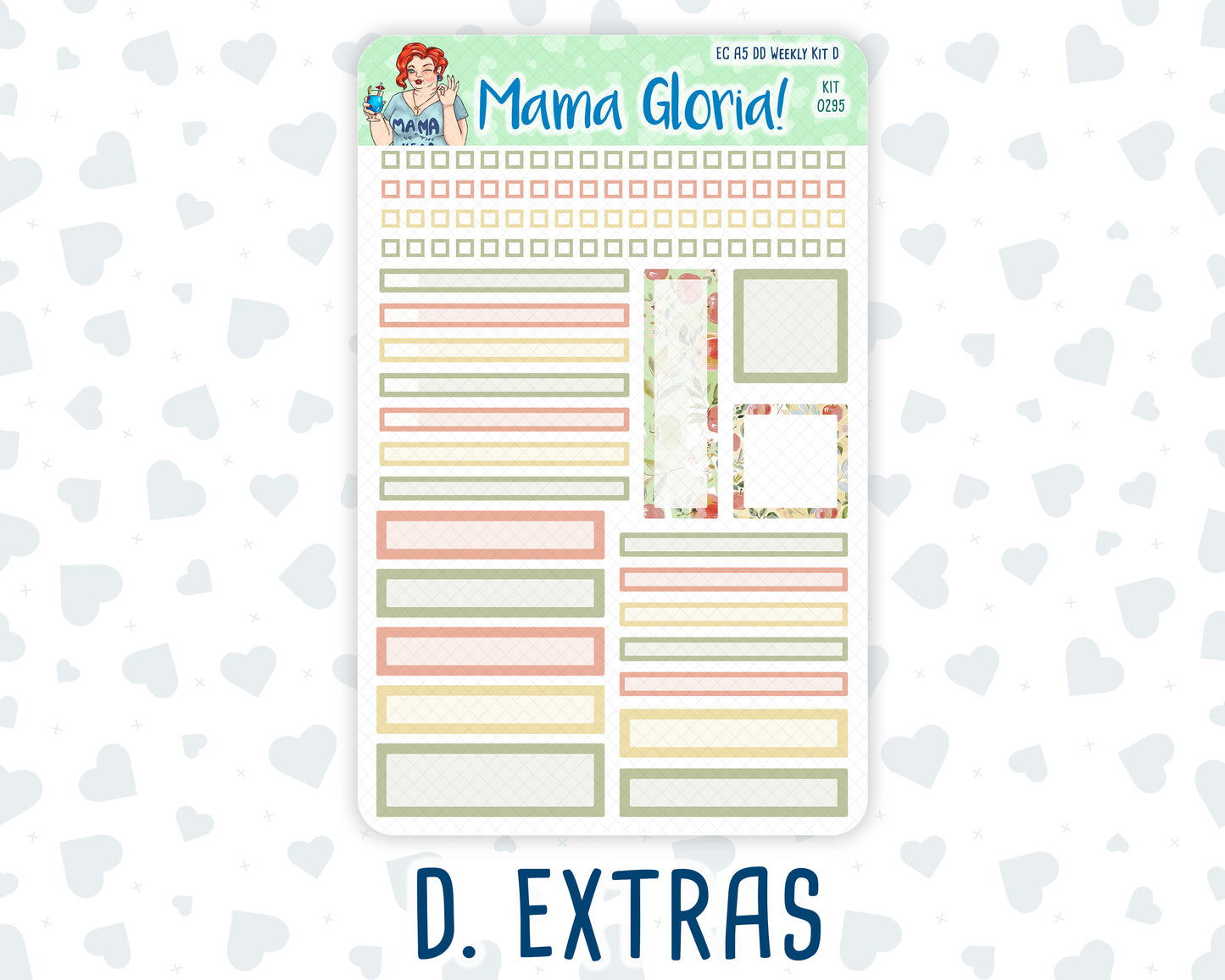 Kit 0295 - A5 - Daily Duo - Weekly Kit - September - Apple Harvest