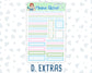 Kit 0262 - A5 - Daily Duo - Weekly Kit - April - Spring Puffs