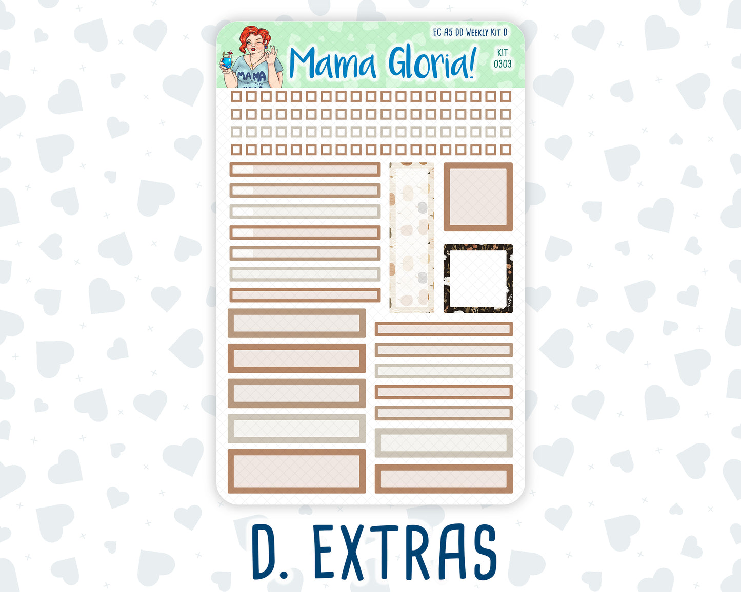 Kit 0303 - A5 - Daily Duo - Weekly Kit - November - Into The Woods