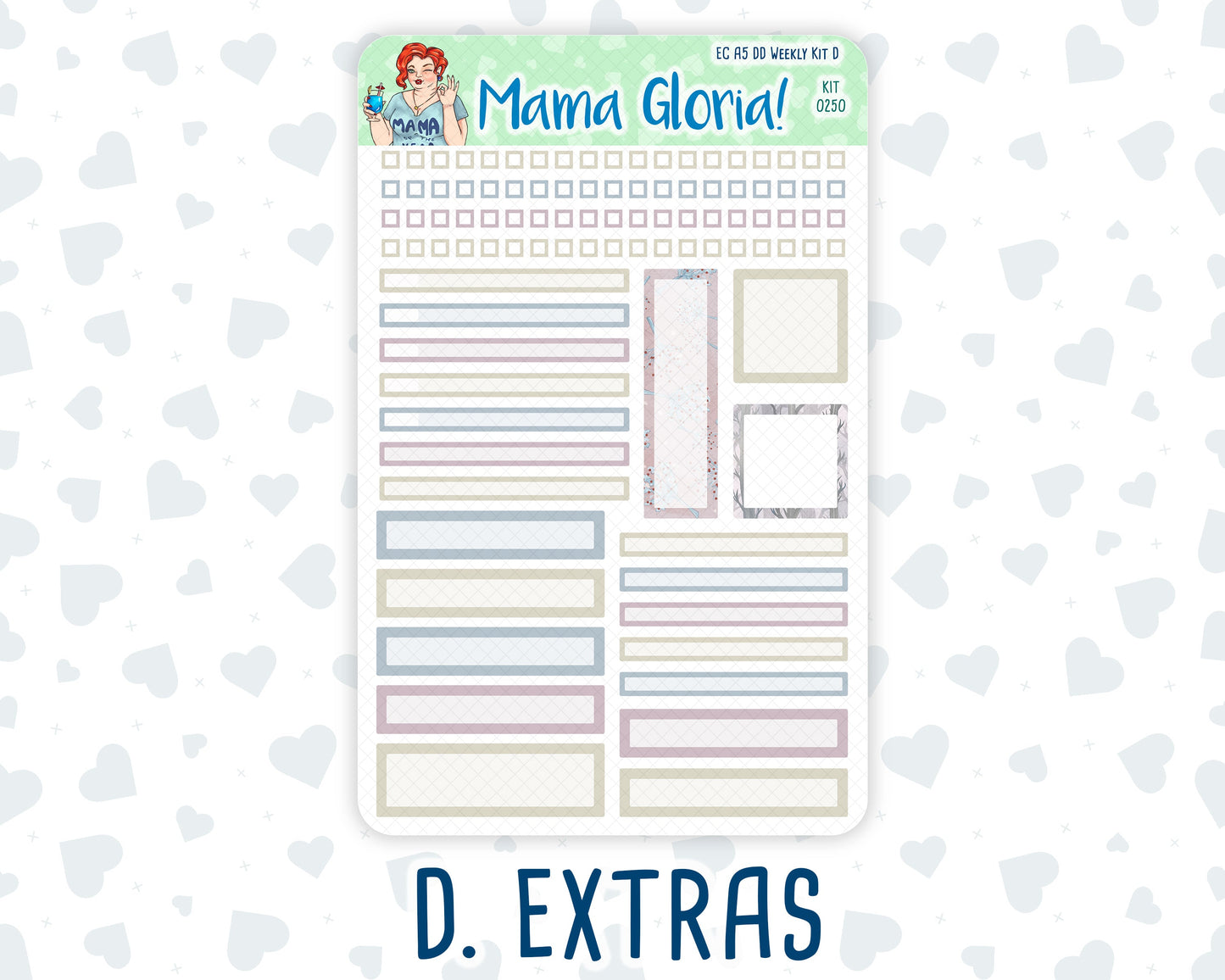 Kit 0250 - A5 - Daily Duo - Weekly Kit - Quiet January