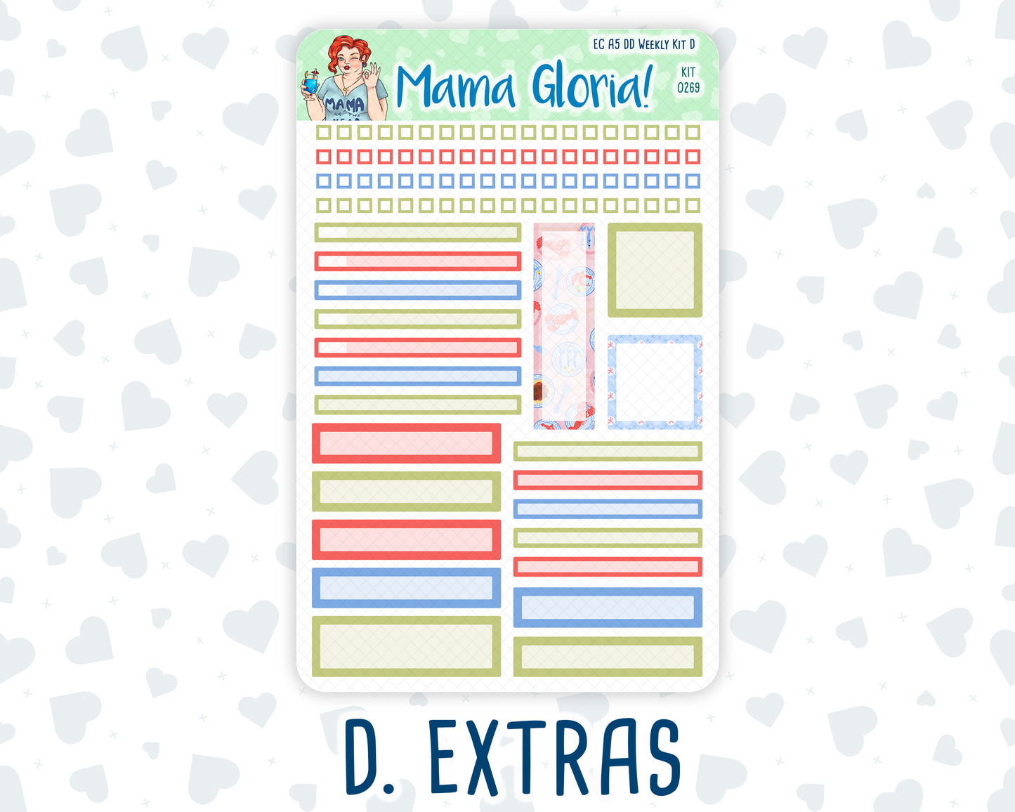 Kit 0269 - A5 - Daily Duo - Weekly Kit - June - Dolce Mare