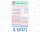 Kit 0273 - A5 - Daily Duo - Weekly Kit - July - Americana In Bloom