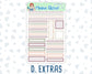 Kit 0293 - A5 - Daily Duo - Weekly Kit - September - Fleur de Provence
