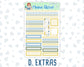 Kit 0274 - A5 - Daily Duo - Weekly Kit - July - Sunny Lemon Shore