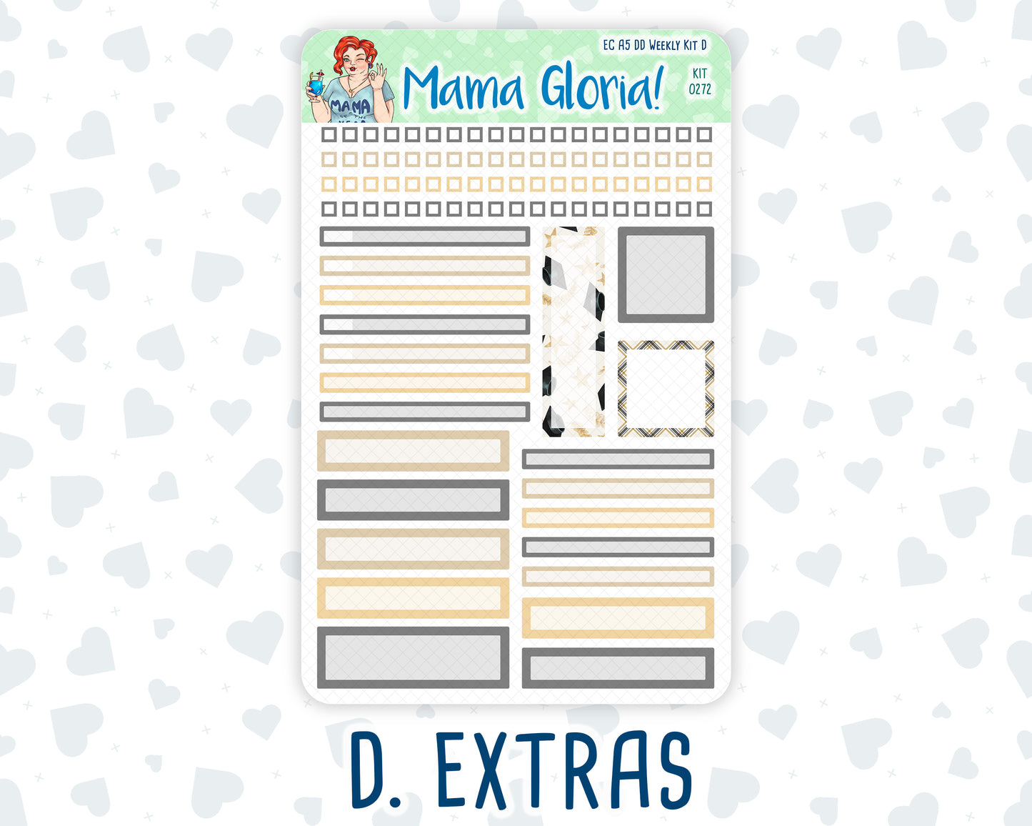 Kit 0272 - A5 - Daily Duo - Weekly Kit - May - Graduation