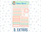 Kit 0278 - A5 - Daily Duo - Weekly Kit - August - Oops, All Peaches