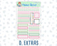 Kit 0267 - A5 - Daily Duo - Weekly Kit - May - Flowers For Mama