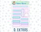 Kit 0230 - A5 - Daily Duo - Weekly Kit - August - School Daze