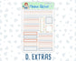 Kit 0261 - A5 - Daily Duo - Weekly Kit - April - Llama Spring