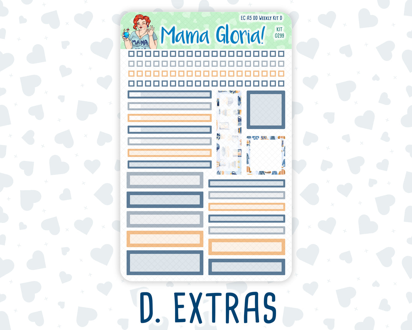 Kit 0299 - A5 - Daily Duo - Weekly Kit - October - Book Nook