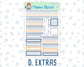 Kit 0299 - A5 - Daily Duo - Weekly Kit - October - Book Nook
