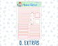 Kit 0297 - A5 - Daily Duo - Weekly Kit - October - Pink Spell