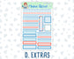 Kit 0268 - A5 - Daily Duo - Weekly Kit - June - Sea Sweeties