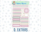 Kit 0307 - A5 - Daily Duo - Weekly Kit - December - Velvet Hearth