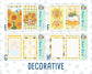 Kit 0277 - A5 - Daily Duo - Weekly Kit - August - Sunflower Drama Club