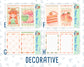 Kit 0228 - A5 - Daily Duo - Weekly Kit - August - Just Peachy