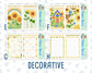 Kit 0229 - A5 - Daily Duo - Weekly Kit - August - Golden Faces