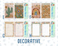 Kit 0243 - A5 - Daily Duo - Weekly Kit - November - Boho Autumn