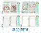 Kit 0245 - A5 - Daily Duo - Weekly Kit - December - Vintage Christmas