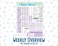 Kit 0263 - A5 - Daily Duo - Weekly Kit - April - Lavender Drift