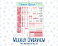 Kit 0254 - A5 - Daily Duo - Weekly Kit - February - Valentine Village